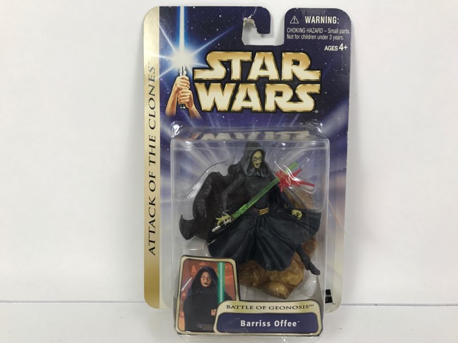 STAR WARS Attack Of The Clones Barriss Offee Battle Of Geonosis #12 Hasbro 2003 85025/84715 New On Card