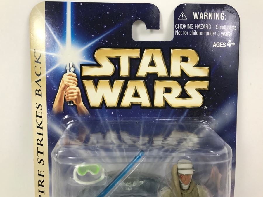 STAR WARS The Empire Strikes Back Luke Skywalker Hoth Attack #03 Hasbro 2003 84727/84715 New On Card [Photo 2]