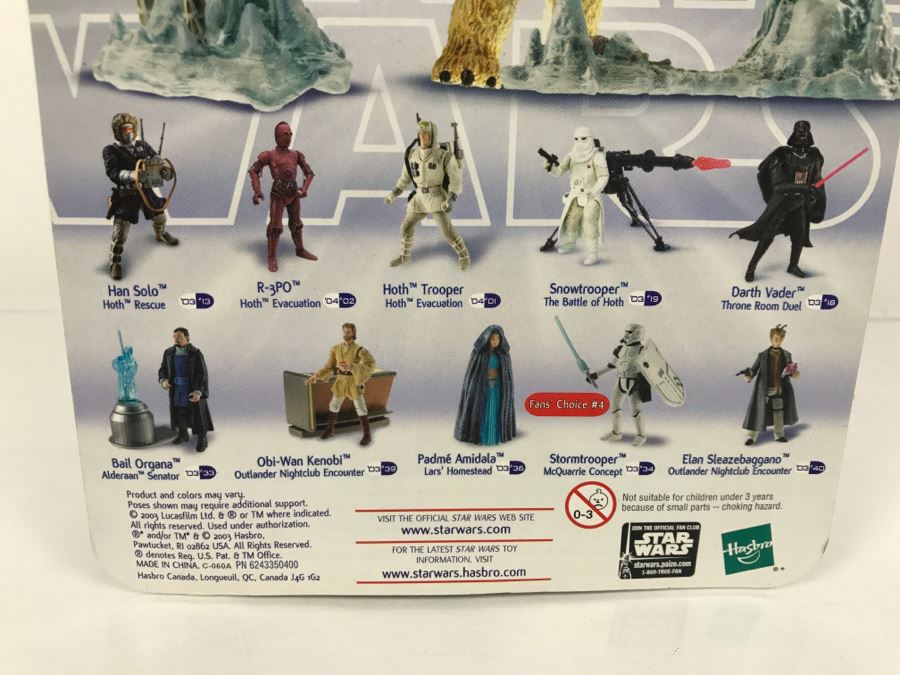 STAR WARS The Empire Strikes Back Luke Skywalker Hoth Attack #03 Hasbro 2003 84727/84715 New On Card [Photo 10]