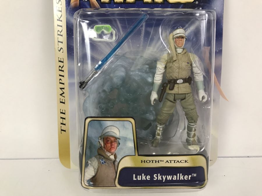 STAR WARS The Empire Strikes Back Luke Skywalker Hoth Attack #03 Hasbro 2003 84727/84715 New On Card [Photo 3]