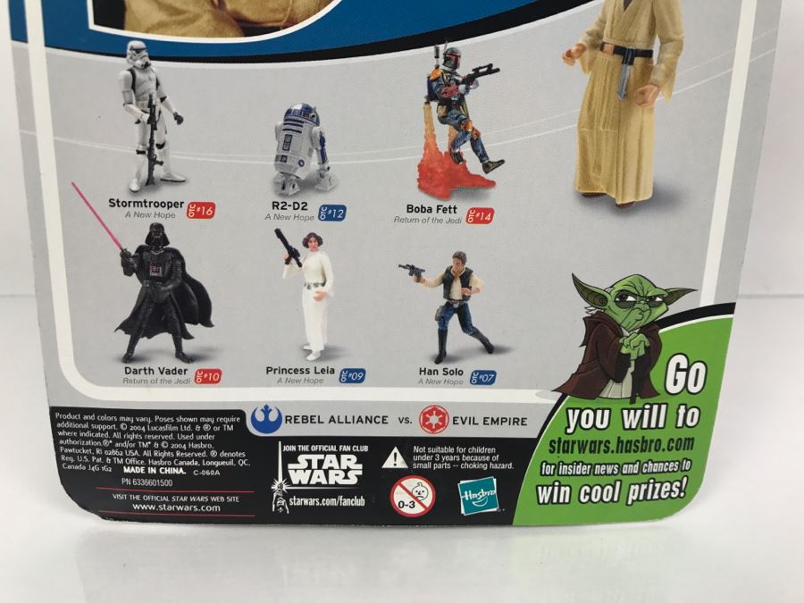 STAR WARS The Original Trilogy Collection A New Hope Obi-Wan Kenobi #15 Hasbro 2004 85259/84715 New On Card [Photo 11]