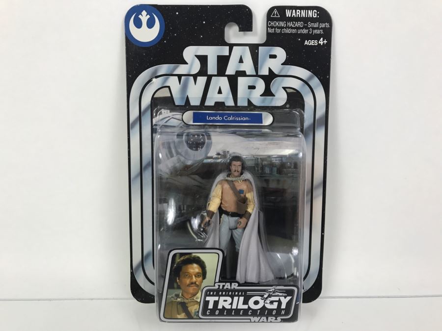 STAR WARS The Original Trilogy Collection Return Of The Jedi Lando Calrissian #37 Hasbro 2004 85387/84715 New On Card [Photo 1]