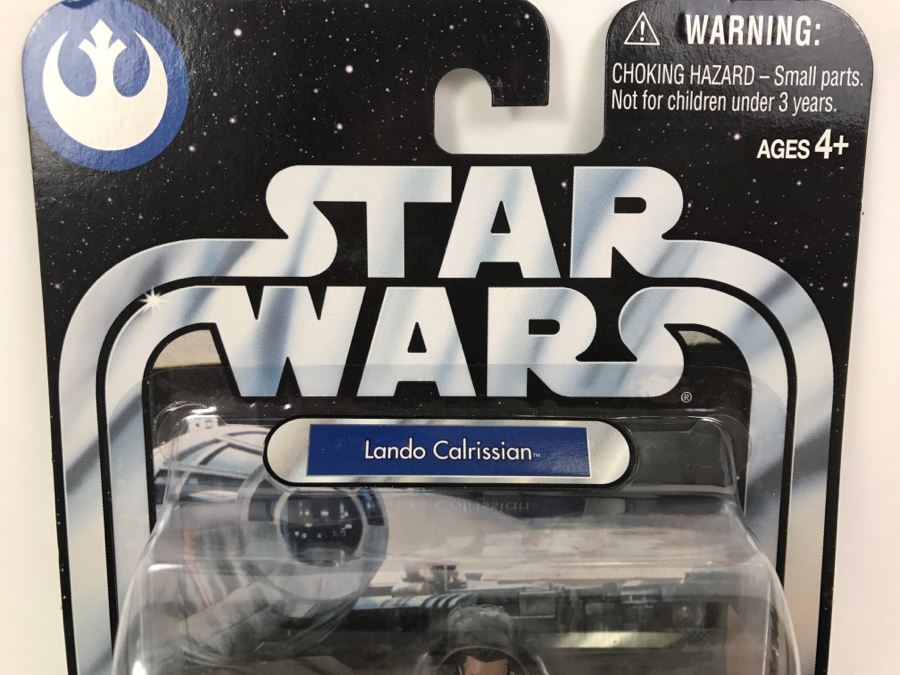 STAR WARS The Original Trilogy Collection Return Of The Jedi Lando Calrissian #37 Hasbro 2004 85387/84715 New On Card [Photo 2]