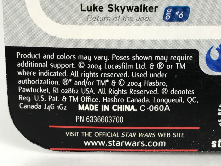 STAR WARS The Original Trilogy Collection Return Of The Jedi Lando Calrissian #37 Hasbro 2004 85387/84715 New On Card [Photo 12]