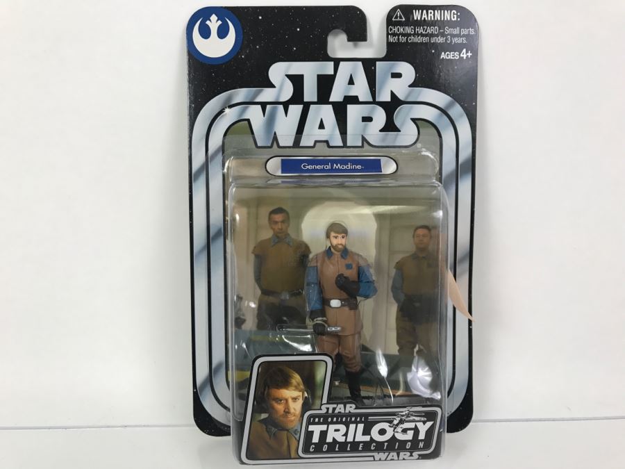 STAR WARS The Original Trilogy Collection Return Of The Jedi General Madine #36 Hasbro 2004 85386/84715 New On Card [Photo 1]