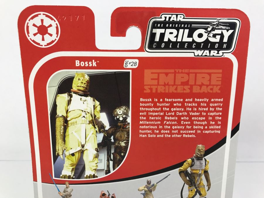 STAR WARS The Original Trilogy Collection The Empire Strikes Back Bossk #28 Hasbro 2004 85378/84715 New On Card [Photo 10]