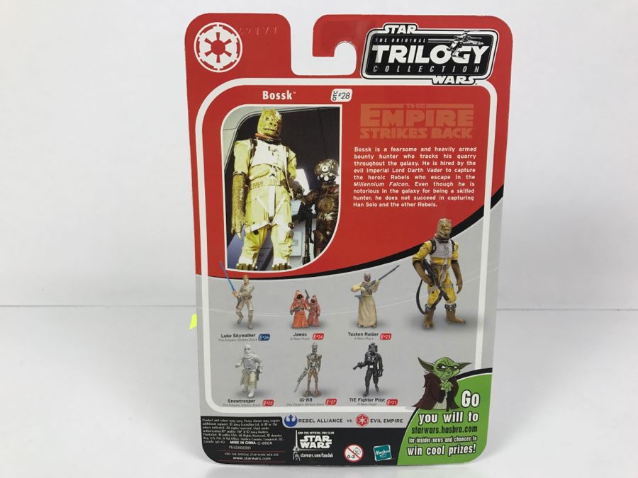 STAR WARS The Original Trilogy Collection The Empire Strikes Back Bossk #28 Hasbro 2004 85378/84715 New On Card [Photo 9]
