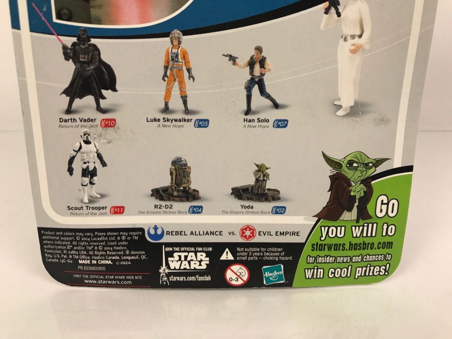 STAR WARS The Original Trilogy Collection A New Hope Princess Leia #09 Hasbro 2004 85192/84715 New On Card [Photo 11]