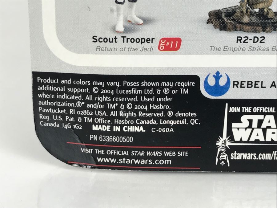 STAR WARS The Original Trilogy Collection A New Hope Luke Skywalker #05 Hasbro 2004 85184/84715 New On Card [Photo 12]