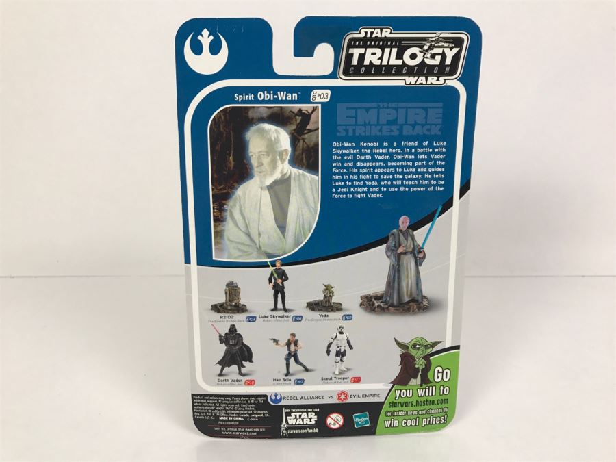 STAR WARS The Original Trilogy Collection The Empire Strikes Back Spirit Obi-Wan #03 Hasbro 2004 84780/84715 New On Card [Photo 9]