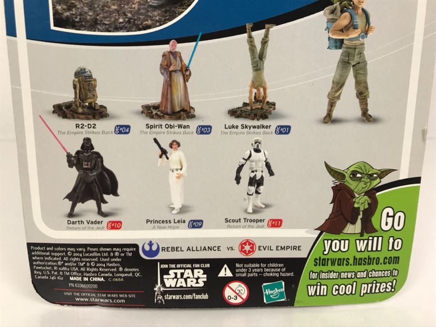 STAR WARS The Original Trilogy Collection The Empire Strikes Back Yoda #02 Hasbro 2004 84779/84715 New On Card [Photo 11]