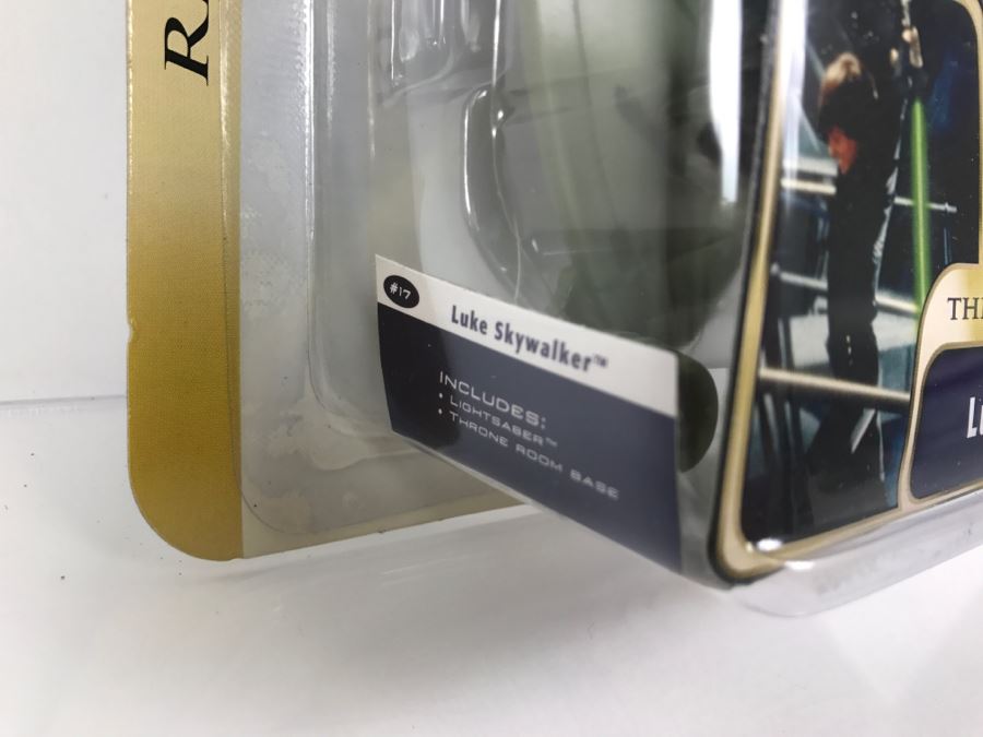 STAR WARS Return Of The Jedi Throne Room Duel Luke Skywalker #17 Hasbro 2003 85008/84715 New On Card [Photo 6]