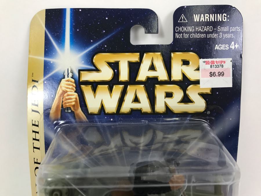 STAR WARS Return Of The Jedi Throne Room Duel Luke Skywalker #17 Hasbro 2003 85008/84715 New On Card [Photo 2]