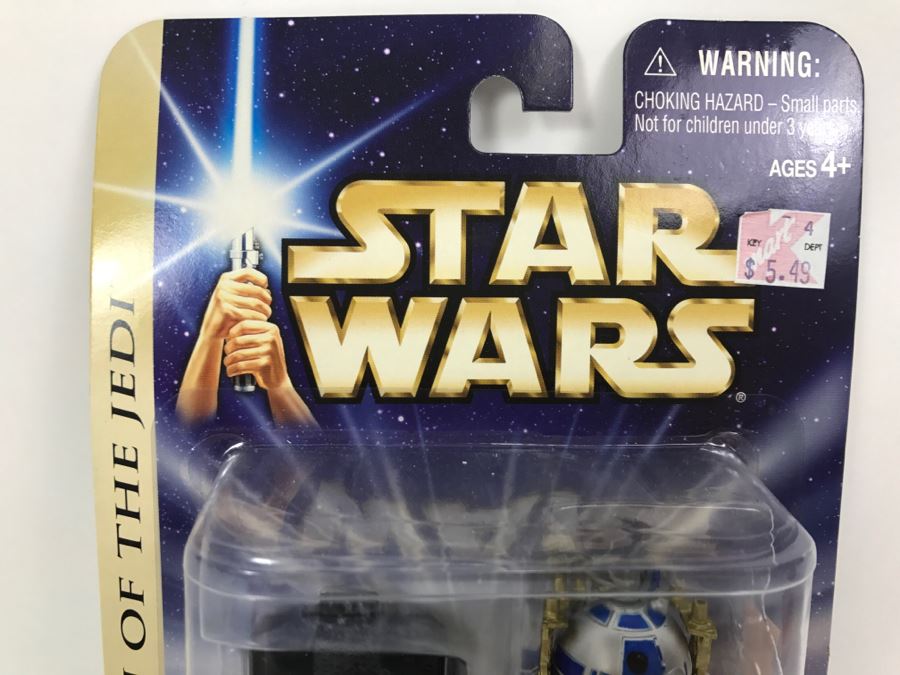 STAR WARS Return Of The Jedi Jabba’s Sail Barge R2-D2 #05 Hasbro 2003 84719/84715 New On Card [Photo 2]