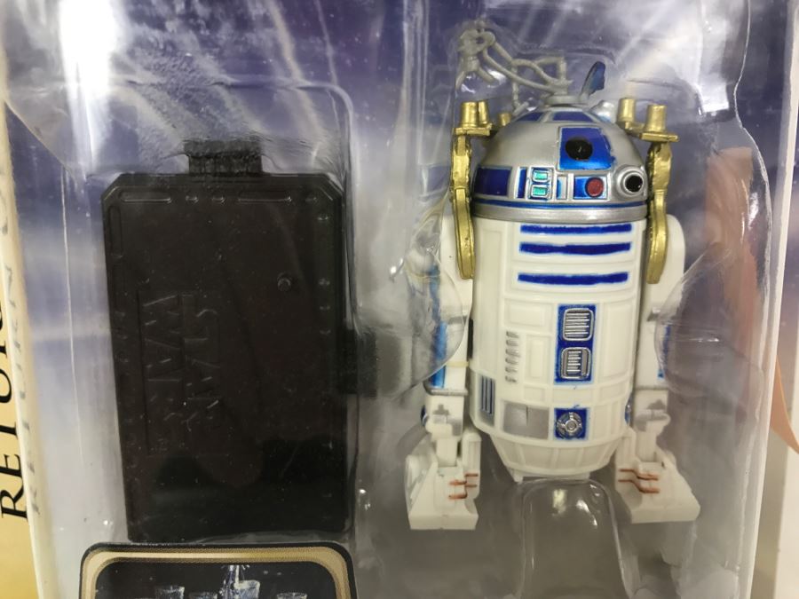 STAR WARS Return Of The Jedi Jabba’s Sail Barge R2-D2 #05 Hasbro 2003 84719/84715 New On Card [Photo 4]