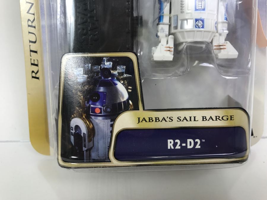 STAR WARS Return Of The Jedi Jabba’s Sail Barge R2-D2 #05 Hasbro 2003 84719/84715 New On Card [Photo 5]