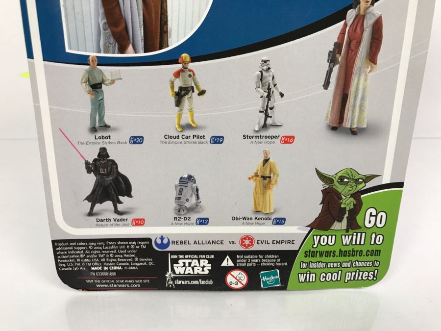 STAR WARS The Original Trilogy Collection The Empire Strikes Back Princess Leia #18 Hasbro 2004 84837/84715 New On Card [Photo 11]