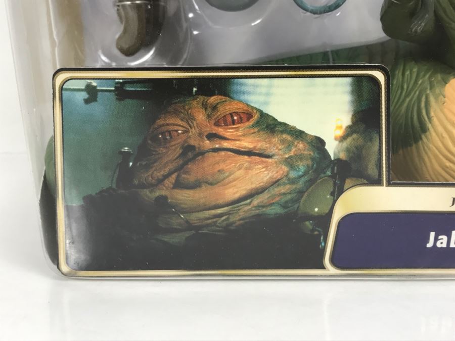 STAR WARS Return Of The Jedi Jabba’s Palace Jabba The Hut Hasbro 2004 84740/84716 New On Card [Photo 7]