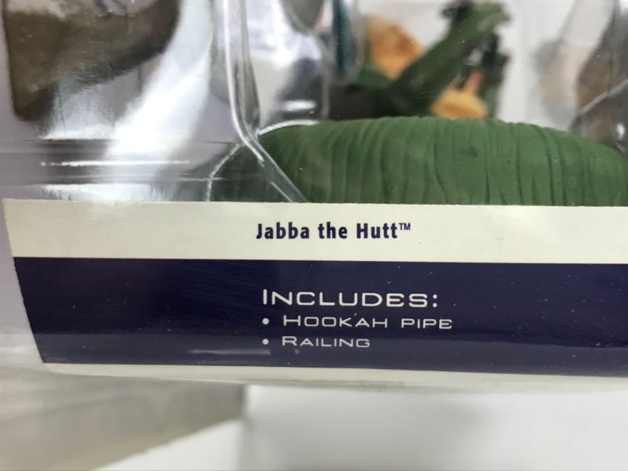 STAR WARS Return Of The Jedi Jabba’s Palace Jabba The Hut Hasbro 2004 84740/84716 New On Card [Photo 8]