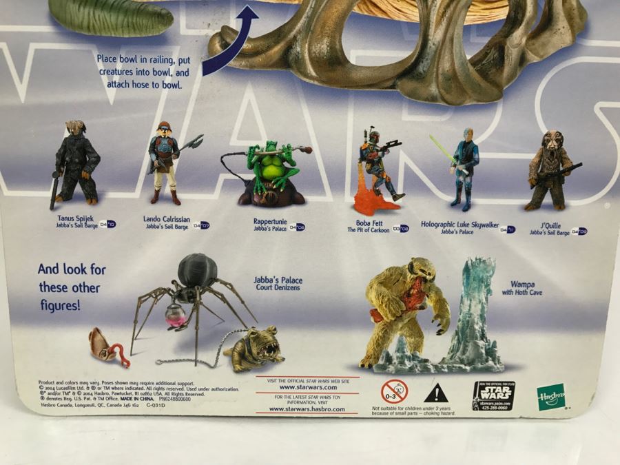 STAR WARS Return Of The Jedi Jabba’s Palace Jabba The Hut Hasbro 2004 84740/84716 New On Card [Photo 13]