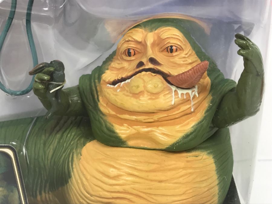 STAR WARS Return Of The Jedi Jabba’s Palace Jabba The Hut Hasbro 2004 84740/84716 New On Card [Photo 5]