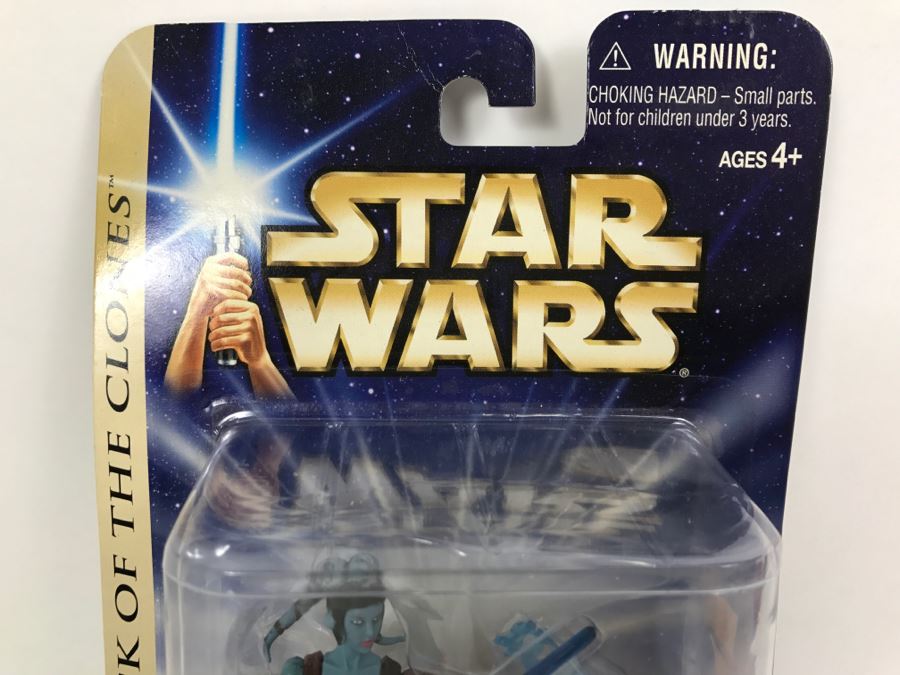 STAR WARS Attacke Of The Clones Battle Of Geonosi Aayla Secura #11 Hasbro 2003 85015/84715 New On Card [Photo 2]