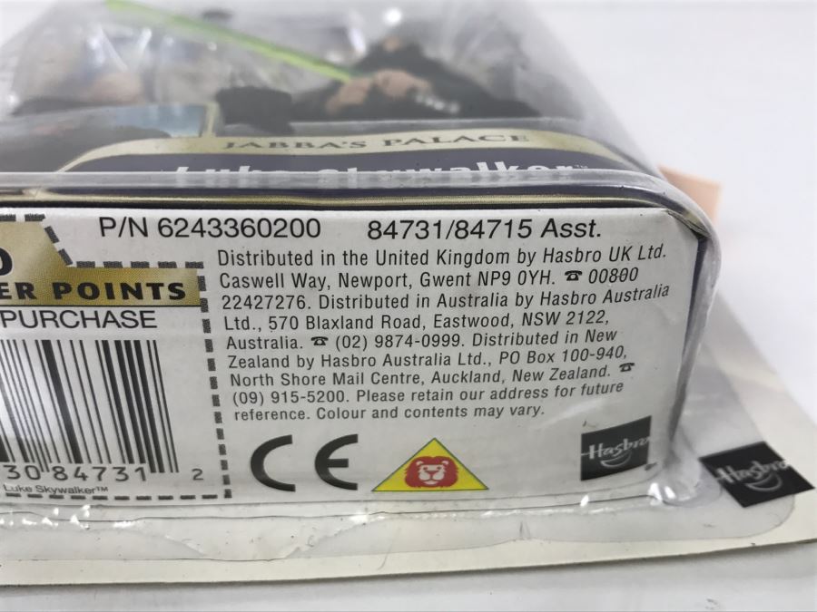 STAR WARS Return Of The Jedi Jabba’s Palace Luke Skywalker #04 Hasbro 2003 84731/84715 New On Card [Photo 8]