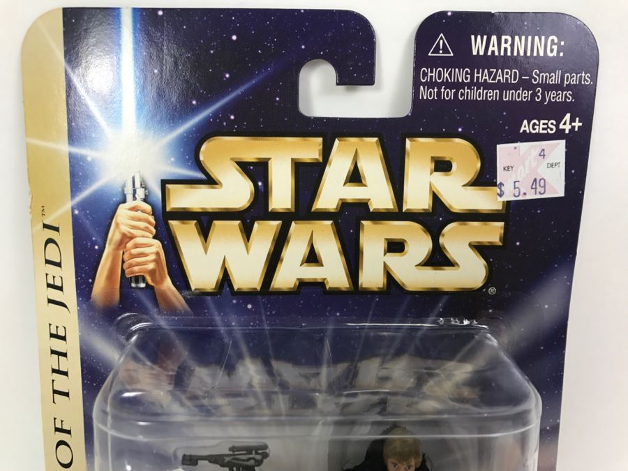 STAR WARS Return Of The Jedi Jabba’s Palace Luke Skywalker #04 Hasbro 2003 84731/84715 New On Card [Photo 2]