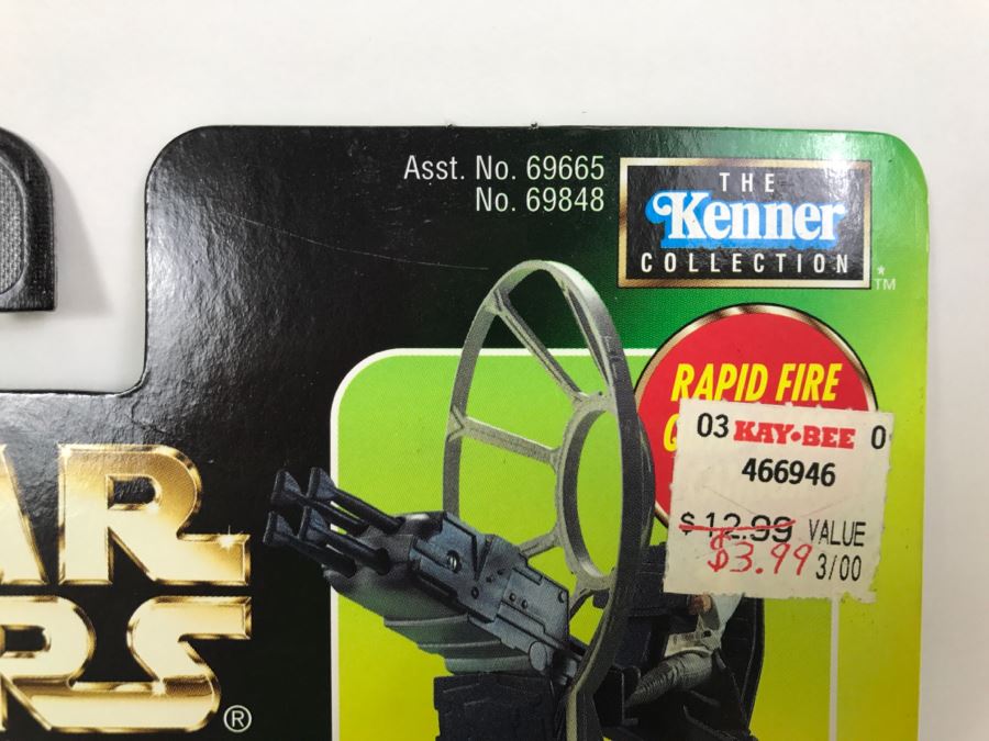 STAR WARS The Power Of The Force Rebel Alliance Millennium Falcon Gunner Station With Luke Skywalker Kenner Hasbro 1997 69665/69848 New On Card [Photo 3]