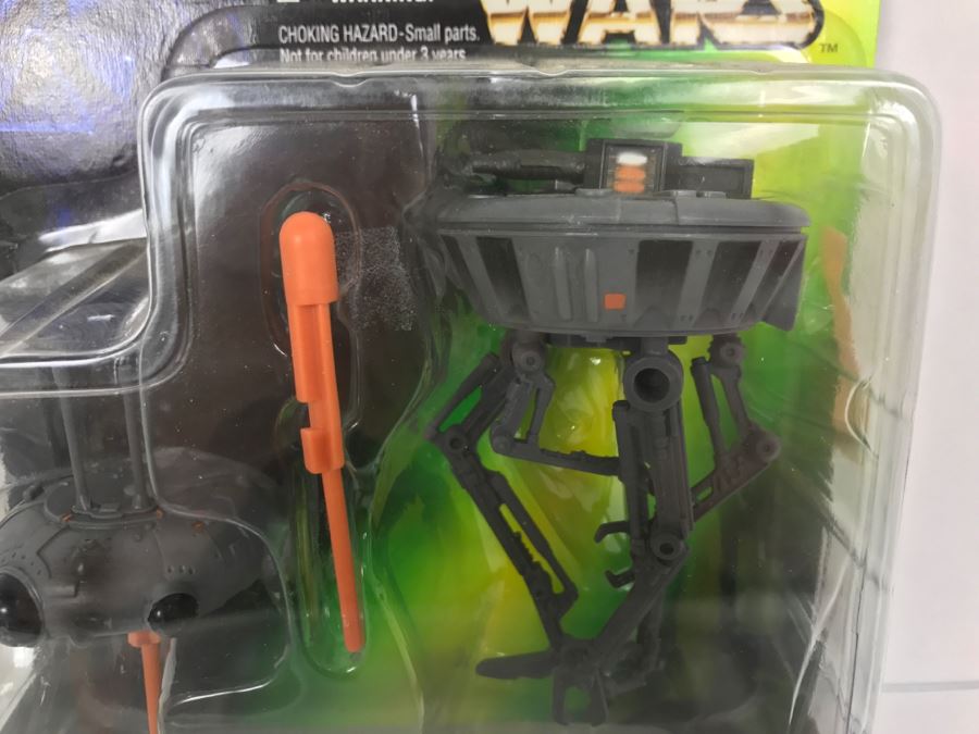 STAR WARS Deluxe Probe Droid With Proton Torpedo And Self-Destruct Exploding Head Kenner Hasbro 1996 69610/69677 New On Card [Photo 5]