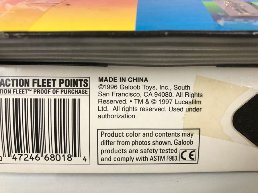 STAR WARS Action Fleet Battle Packs #8 Desert Palace Jabba The Hutt With Poseable-Action Figures Princess Leia, Ishi Tib, Lando Calrissian, Sy Snootles Galoob 1996 68010 New On Card [Photo 10]