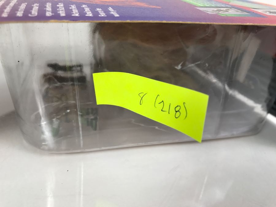 STAR WARS Action Fleet Battle Packs #3 Aliens & Creatures Bantha With Posable-Action Figures Tusken Raider, Gamorrean Guard, Bib Fortuna, Bre Tonnika Galoob 1996 68010 New On Card [Photo 15]