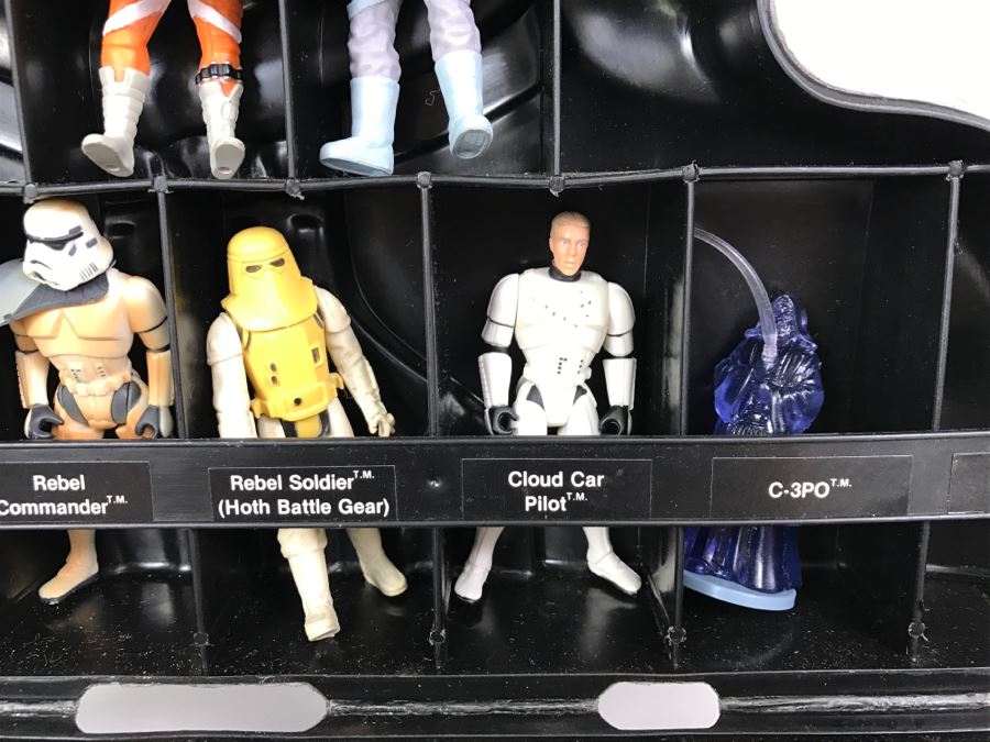 STAR WARS The Empire Strikes Back Darth Vader Accessory Storage Chamber With Action Figures Some From Hong Kong Dated in 1979/1980 [Photo 8]