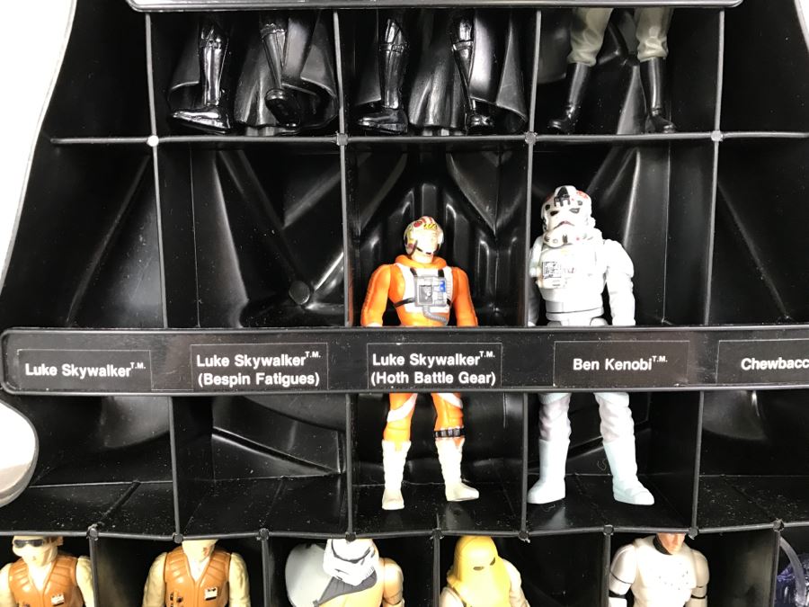 STAR WARS The Empire Strikes Back Darth Vader Accessory Storage Chamber With Action Figures Some From Hong Kong Dated in 1979/1980 [Photo 6]