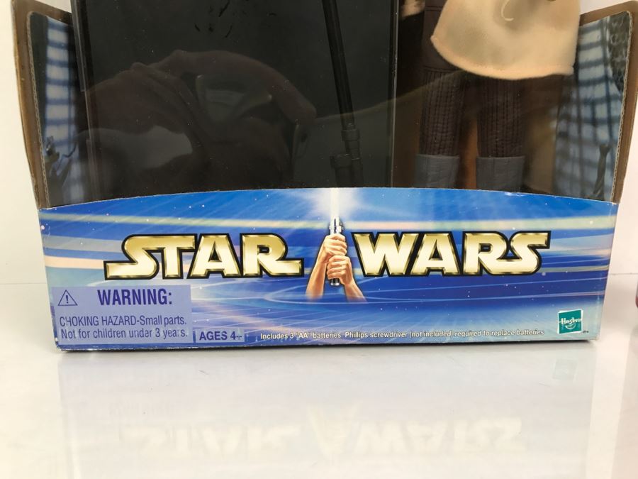 STAR WARS Return Of The Jedi Princess Leia In Boushh Disguise and Han Solo In Carbonite Hasbro 2002 New In Box [Photo 6]