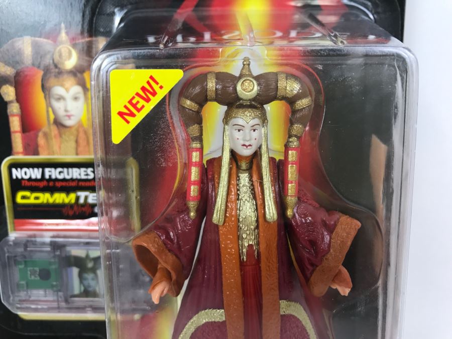 STAR WARS Episode 1 Queen Amidala Coruscant CommTech Chip Collection 1 Hasbro 1999 84085/84111 New On Card [Photo 5]