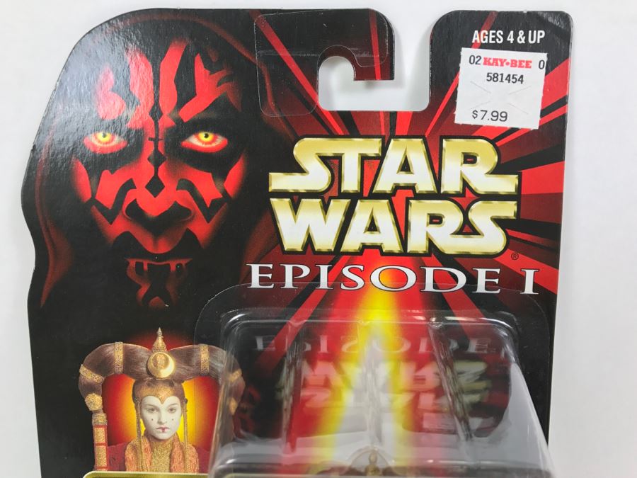 STAR WARS Episode 1 Queen Amidala Coruscant CommTech Chip Collection 1 Hasbro 1999 84085/84111 New On Card [Photo 3]