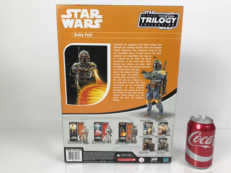 STAR WARS The Original Trilogy Collection Boba Fett Large Size Action Figure Hasbro 2004 85232 New In Box  [Photo 9]