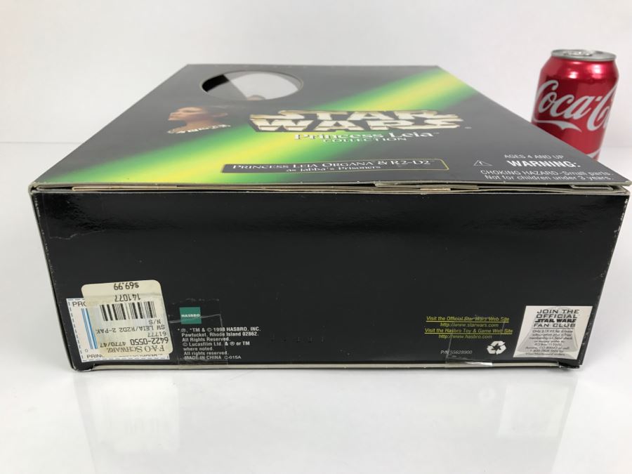 STAR WARS Limited Edition Princess Leia Collection Princess Leia Organa and R2-D2 As Jabba’s Prisoners Hasbro 1998 61777 New in Box [Photo 18]