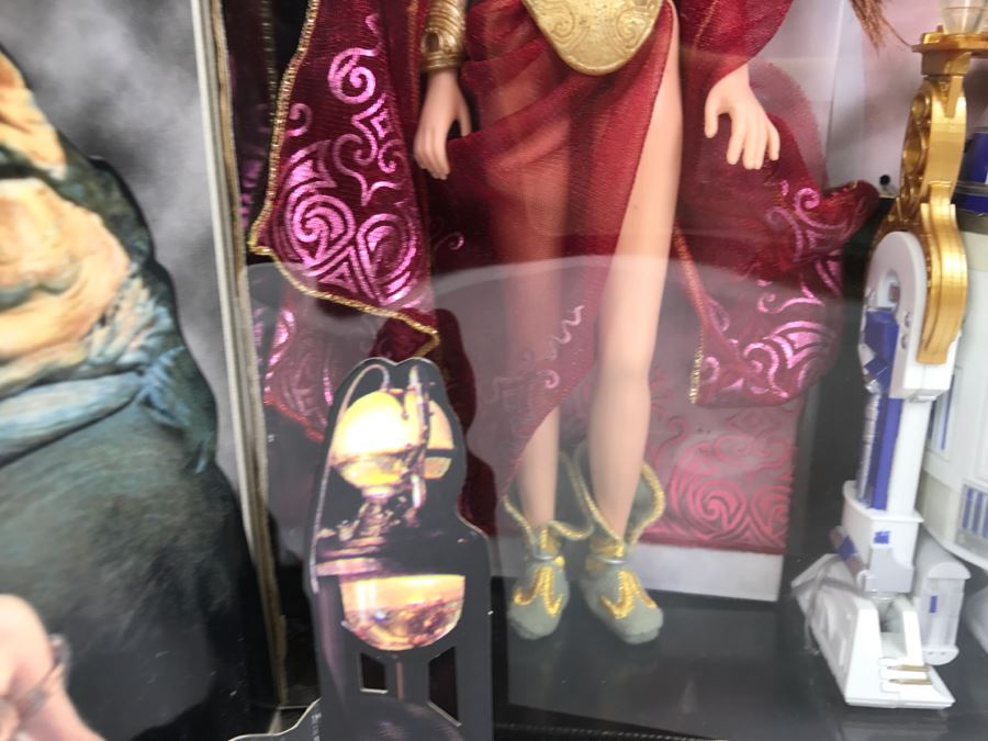 STAR WARS Limited Edition Princess Leia Collection Princess Leia Organa and R2-D2 As Jabba’s Prisoners Hasbro 1998 61777 New in Box [Photo 13]