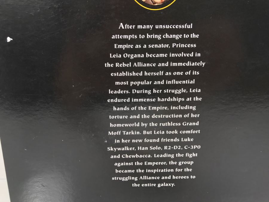 STAR WARS Limited Edition Princess Leia Collection Princess Leia Organa and R2-D2 As Jabba’s Prisoners Hasbro 1998 61777 New in Box [Photo 17]