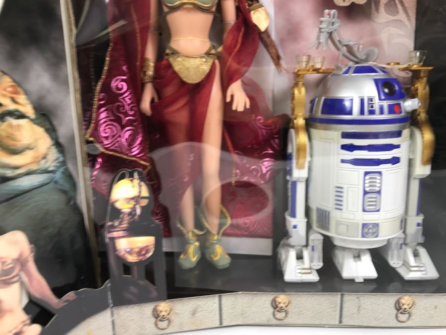 STAR WARS Limited Edition Princess Leia Collection Princess Leia Organa and R2-D2 As Jabba’s Prisoners Hasbro 1998 61777 New in Box [Photo 10]