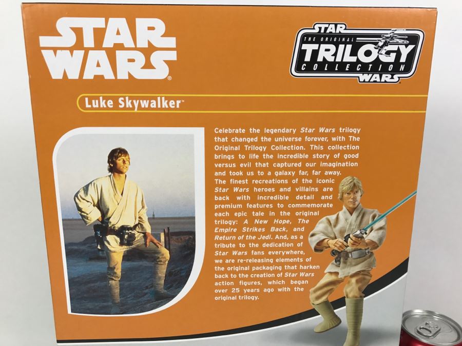 STAR WARS The Original Trilogy Collection Luke Skywalker Large Size Action Figure Hasbro 2004 85231 New In Box  [Photo 10]