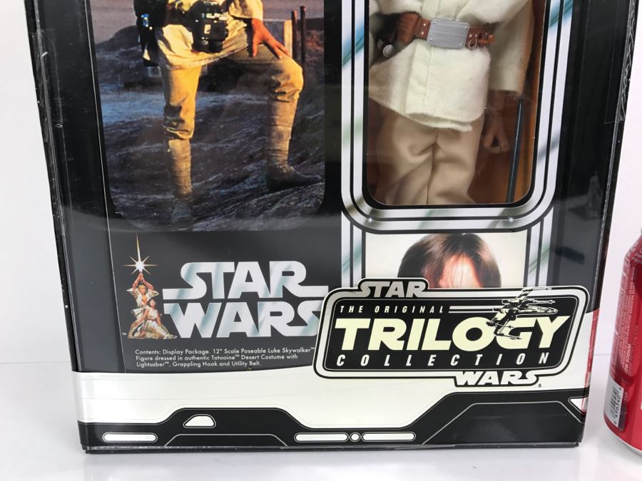 STAR WARS The Original Trilogy Collection Luke Skywalker Large Size Action Figure Hasbro 2004 85231 New In Box  [Photo 3]