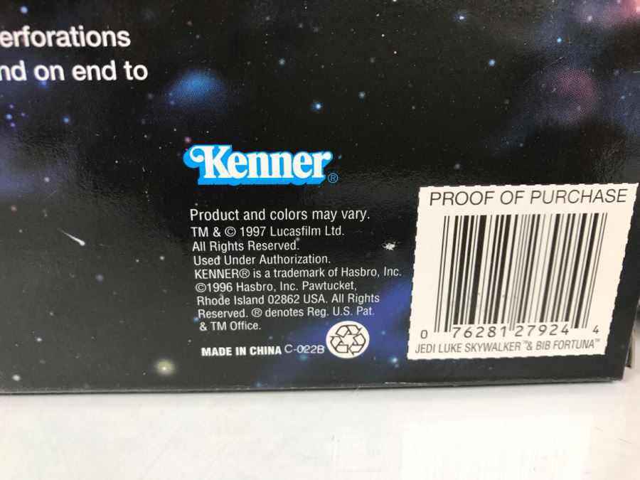 STAR WARS Collector Series Rebel Alliance Jedi Luke Skywalker And Bib Fortuna Kenner Hasbro 1997 27924 New in Box [Photo 10]