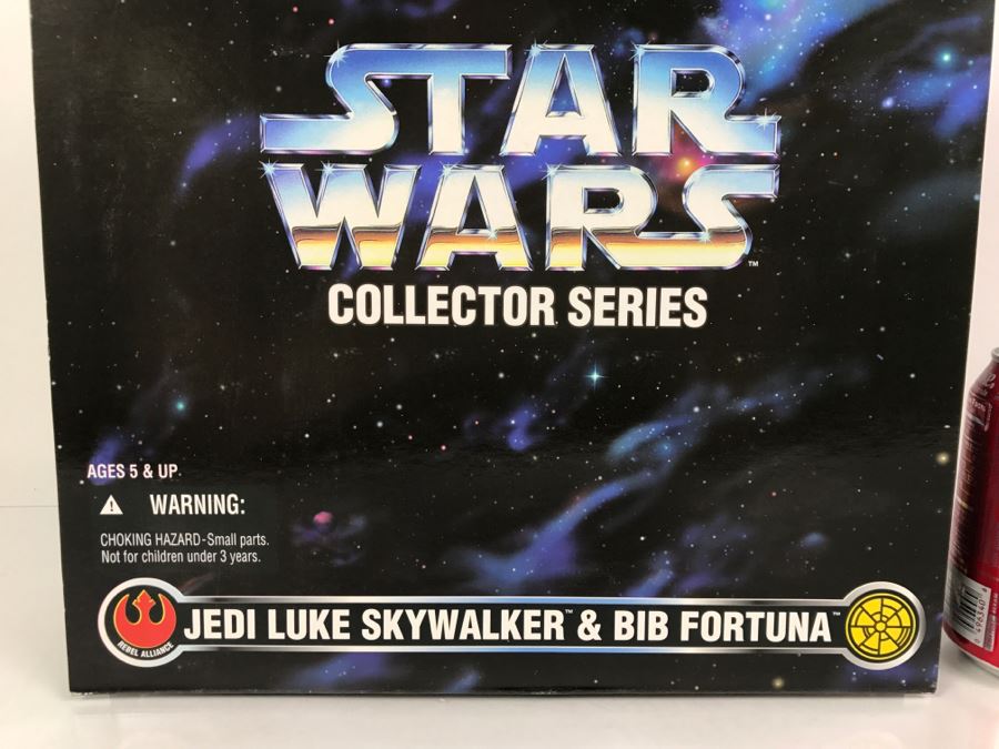 STAR WARS Collector Series Rebel Alliance Jedi Luke Skywalker And Bib Fortuna Kenner Hasbro 1997 27924 New in Box [Photo 3]