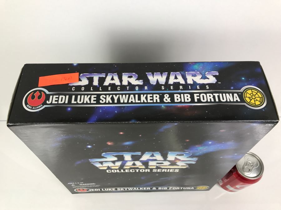 STAR WARS Collector Series Rebel Alliance Jedi Luke Skywalker And Bib Fortuna Kenner Hasbro 1997 27924 New in Box [Photo 6]