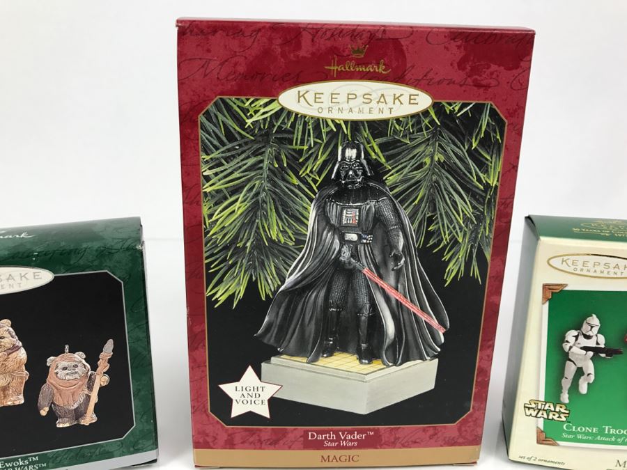 STAR WARS Assorted Christmas Hallmark Keepsake Ornaments 1 Each Ewoks ...