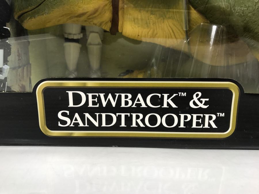 STAR WARS The Power Of The Force Dewback And Sandtrooper Hasbro 2000 26246 New In Box [Photo 10]