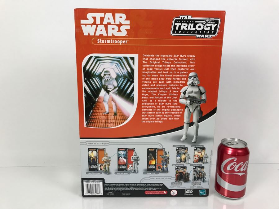 STAR WARS The Original Trilogy Collection STORMTROOPER Large Size Action Figure Hasbro 85233 2004 New In Box [Photo 7]